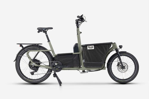Baggy vert olive gloss - Caisse noire
