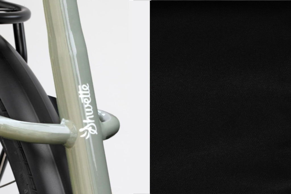 Baggy vert olive gloss - Caisse noire