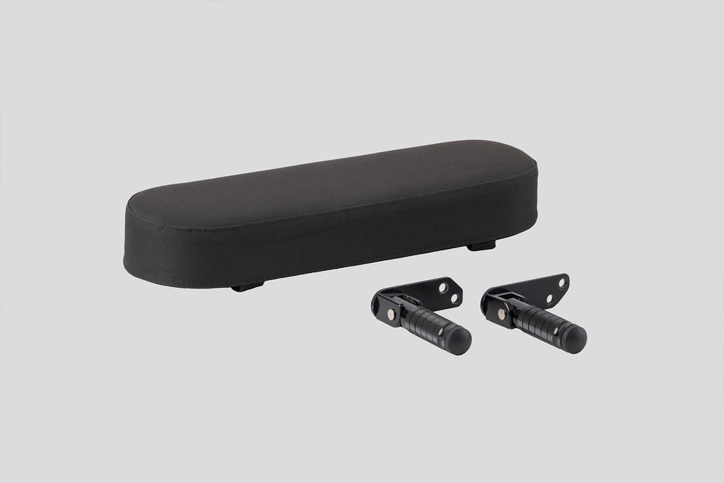 Assise porte bagage + cales pieds